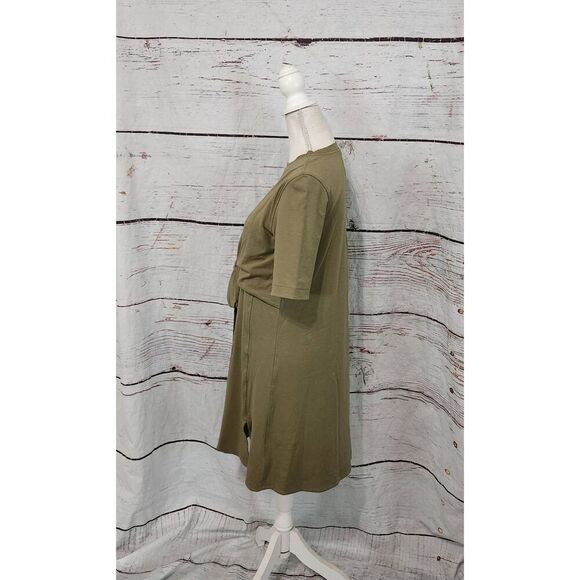Lululemon Cotton Wrap Front T-shirt Dress Size 4 - Picture 5 of 7
